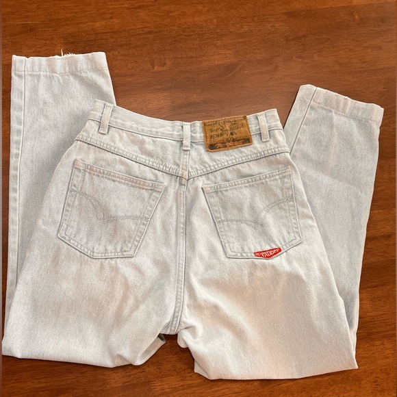 Vintage 90's No Excuses Femme Fatale High Waisted Denim Mom Jeans. Size 9/10 - Picture 2 of 10